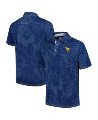 Tommy Bahama - Men's  Blue West Virginia Mountaineers Sport Santiago Paradise Polo