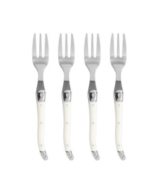 French Home - Faux Ivory Cake Forks, Set of 4