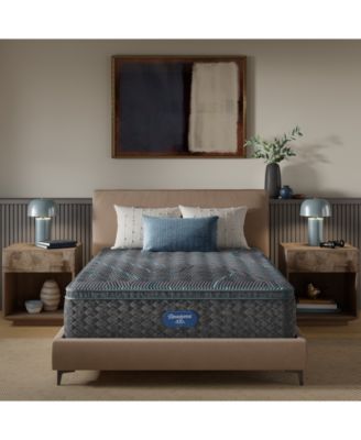 Beautyrest - Level Two 14.75" Medium Firm Pillow Top Mattress Set - Queen