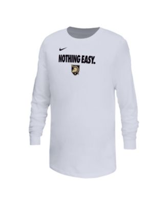 Nike - Big Boys and Girls White Army Black Knights 2025 Legend Bench Long Sleeve T-Shirt