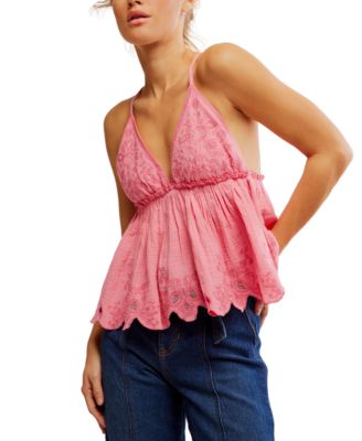 Free People - Women's Sunny Days Cotton Embroidered Cami