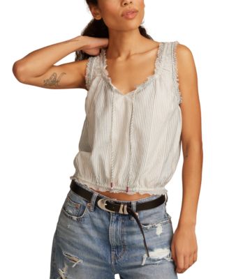 Lucky Brand - Women's Printed Cotton Sleeveless Top