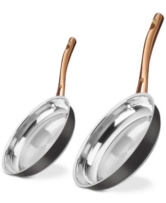 Cuisinart - 9" & 11" Black & Gold Skillet Set