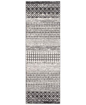 Livabliss - Elaziz ELZ-2307 Black 2'7" x 7'6" Runner Area Rug