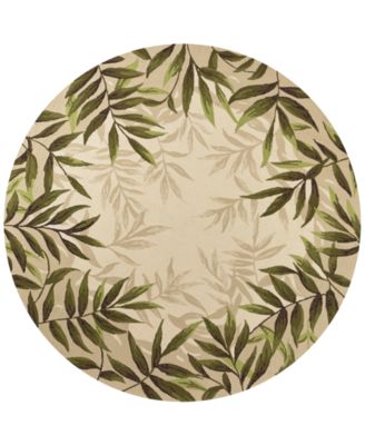 Kas - Harbor Nature 4225 Sand 7'6" Indoor/Outdoor Round Area Rug
