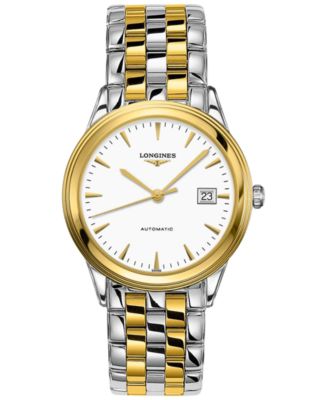 Longines - Men's Swiss Automatic Flagship Two-Tone Stainless Steel Bracelet Watch 39mm