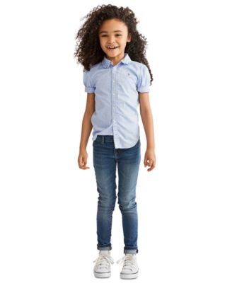 Polo Ralph Lauren - Little Girls' Solid Oxford Top
