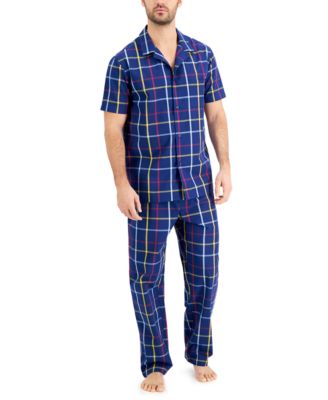 Club Room - Men's Plaid Pajama Set