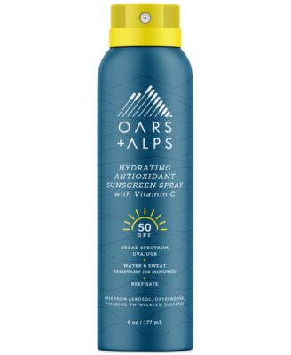 Oars + Alps - Oars + Alps Hydrating Antioxidant Sunscreen Spray SPF 50, 6-oz.