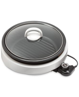 Aroma - ASP-137 3-Qt. 3-in-1 Grillet, White