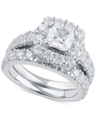 Macy's - Certified Diamond Princess Bridal Set (4 ct. t.w.)