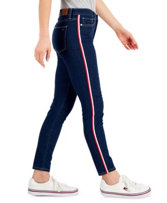 Tommy Hilfiger - Side-Stripe Skinny Jeans