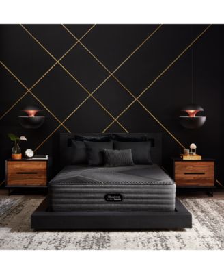 Beautyrest - Black&reg; Hybrid KX-Class 15" Firm Mattress Set- King