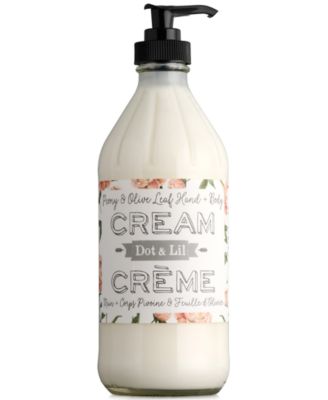 Dot & Lil - Peony & Olive Leaf Hand + Body Cream, 16 oz.