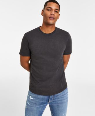 Sun + Stone - Men's Sun Kissed Regular-Fit Curved Hem T-Shirt