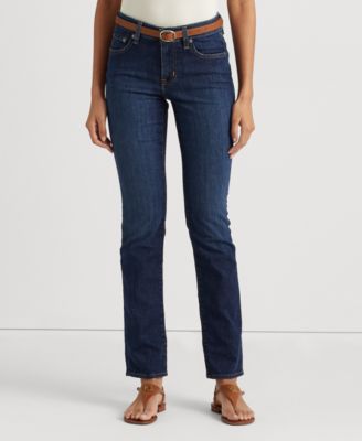 Lauren Ralph Lauren - Super-Stretch Straight-Leg Jeans