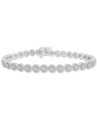 Wrapped in Love - Diamond Tennis Bracelet (2 ct. t.w.) in Sterling Silver