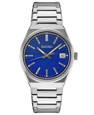 Seiko - Men's Essentials Stainless Steel Bracelet Watch 39mm