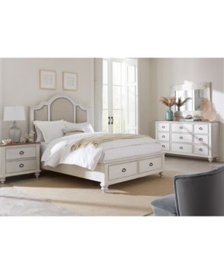 Furniture - Mandeville 3pc Bedroom Set (Upholstered King Storage Bed + Dresser + 2-Drawer Nightstand)