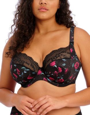 Elomi - Women's Lucie Stretch Lace Underwire Plunge Bra EL4490