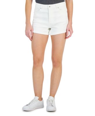 Celebrity Pink - Juniors' 4" High-Rise Curvy Denim Shorts
