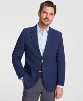 Nautica - Men's Modern-Fit Active Stretch Solid Blazer