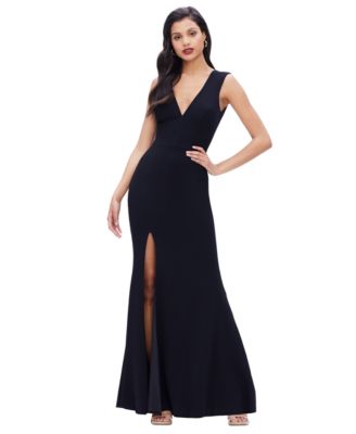 Dress the Population - Sandra V-Neck Gown