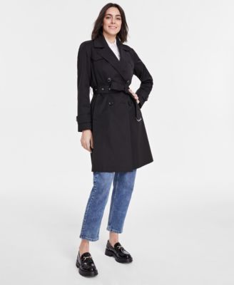 Via Spiga - Women's Double-Breasted Belted Trench Coat