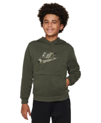 Nike - Big Kids Sportswear Club Fleece Logo Hoodie