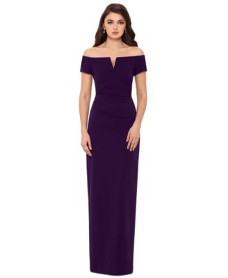 XSCAPE - Off-The-Shoulder Gown