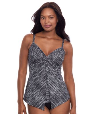 Miraclesuit - Women's Selenite Love Knot Printed Tankini Top