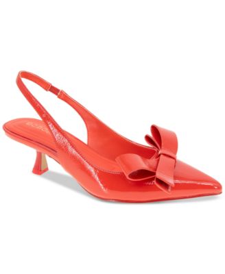 BCBGeneration - Women's Kasti Slingback Kitten-Heel Bow Pumps