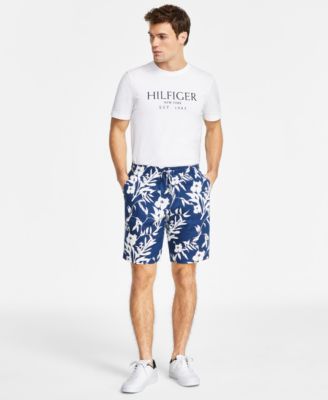 Tommy Hilfiger - Men's Harlem Linen Printed Shorts