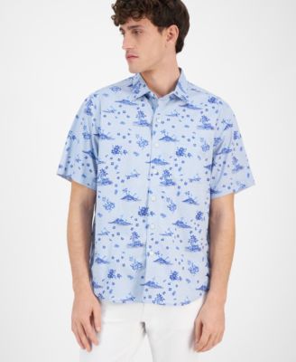 Tommy Bahama - Men's Island Bound Chambray Short-Sleeve Shirt