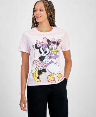 Disney - Juniors' Minnie Daisy Graphic Print T-Shirt