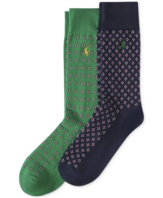 Polo Ralph Lauren - Men's 2-Pk. Foulard Slack Socks