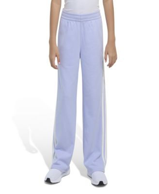 adidas - Big Girls Elastic-Waistband Wide-Leg Pants
