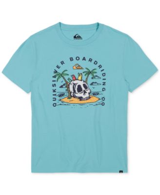 Quiksilver - Big Boy Skull Hawk Graphic Cotton T-Shirt