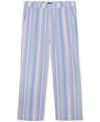 GAP - Women's Striped Poplin Pajama Pants