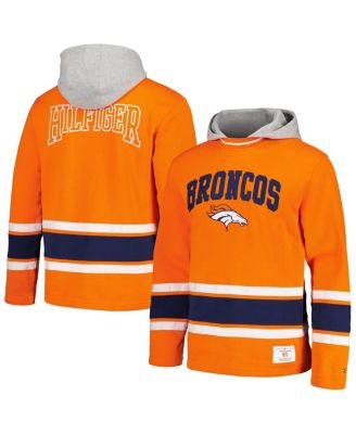 Tommy Hilfiger - Men's Orange Denver Broncos Ivan Fashion Pullover Hoodie