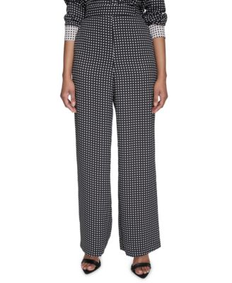 Halston - Women's Easy Pull-On Full-Length Pants