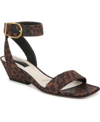 Franco Sarto - Women's Savini Open Square Toe Ankle Strap Dress Sandals