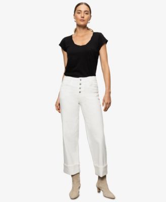 Sanctuary - Women's Luna Cuffed Wide-Leg Jeans