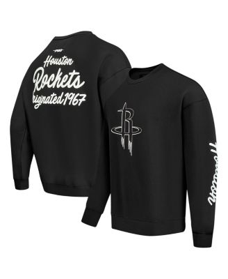 Pro Standard - Men's Black Houston Rockets Paint the City Drop Shoulder Sweatshirt