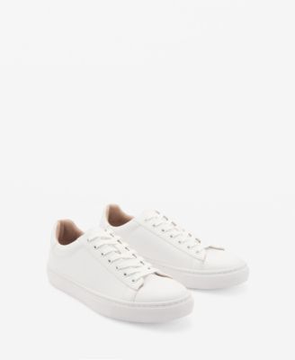 MANGO - Men's Lace-Up Panel Sneakers