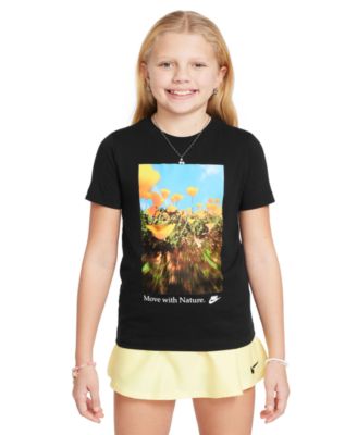 Nike - Big Kids Sportswear Printed Crewneck T-Shirt