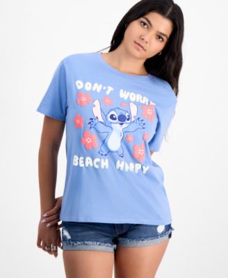 Disney - Juniors' Don't Worry Stitch T-Shirt