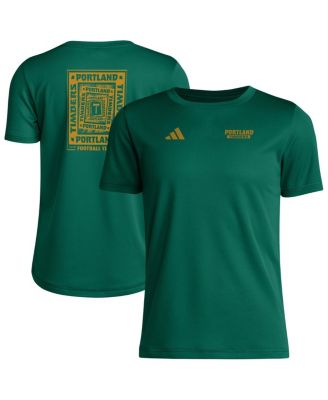 adidas - Big Boys and Girls Green Portland Timbers Local Wrap T-Shirt