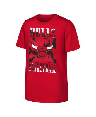 Outerstuff - Big Boys and Girls Red Chicago Bulls Garage Hero T-Shirt
