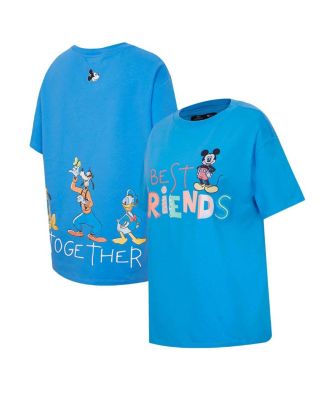 Freeze Max - Women's Blue Mickey Friends Always Together Boyfriend T-Shirt